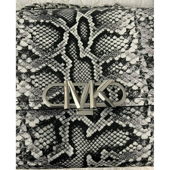Michael Kors $558 Embossed Leather Snake XL Crossbody Bag NWT - Picture 6 of 11